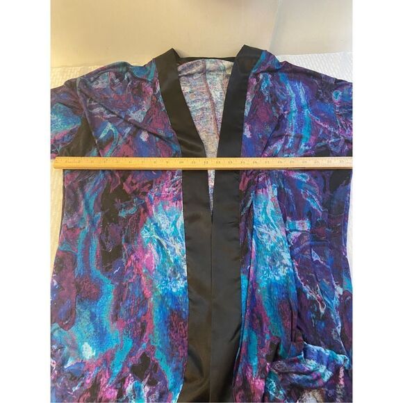 Sofia Vergas Rayon Robe Medium rn # 123475 MoonWalk Mult - Picture 6 of 6